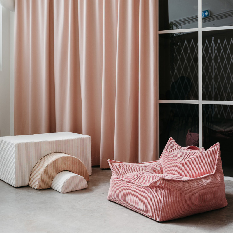 Fotel dziecięcy worek Wigiwama® – Pink Mousse Beanbag Chair
