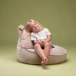 Fotel dziecięcy worek Wigiwama® – Dusty Beige Bear Beanbag