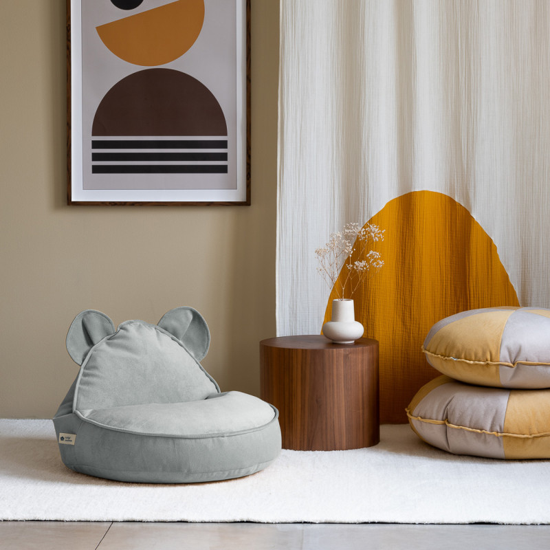 Fotel dziecięcy worek Wigiwama® – Misty Green Bear Beanbag