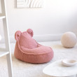Fotel dziecięcy worek Wigiwama® – Guava Pink Bear Beanbag