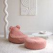 Fotel dziecięcy worek Wigiwama® – Guava Pink Bear Beanbag