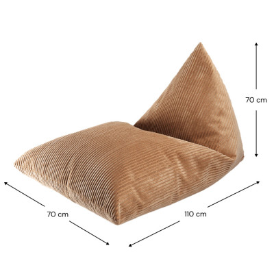 Fotel dziecięcy worek Wigiwama® – Toffee Big Lounger
