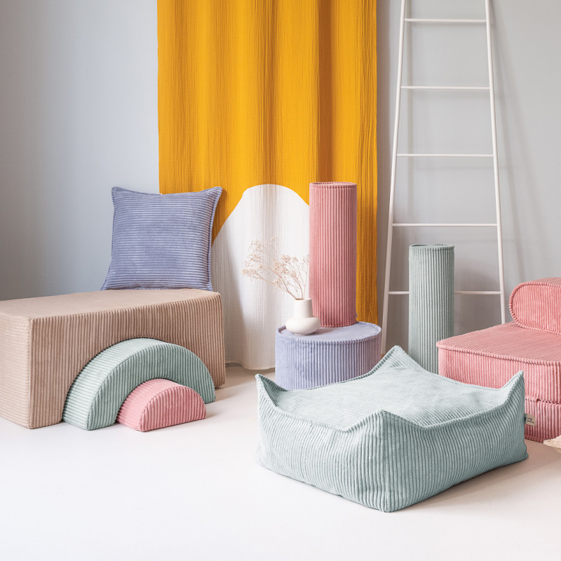 Otomana Wigiwama® – Peppermint Green Square