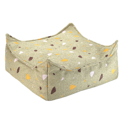 Otomana Wigiwama® - Terrazzo Moss Square Ottoman