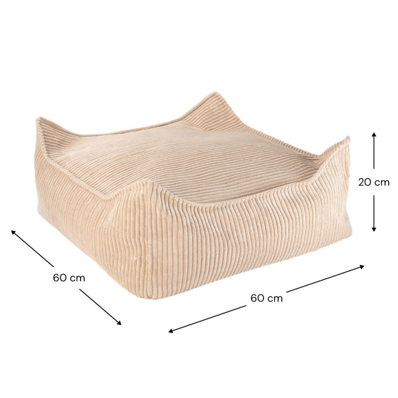 Otomana Wigiwama® – Brown Sugar Square