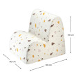 Fotelik dziecięcy Wigiwama® – Terrazzo Marble Cloud