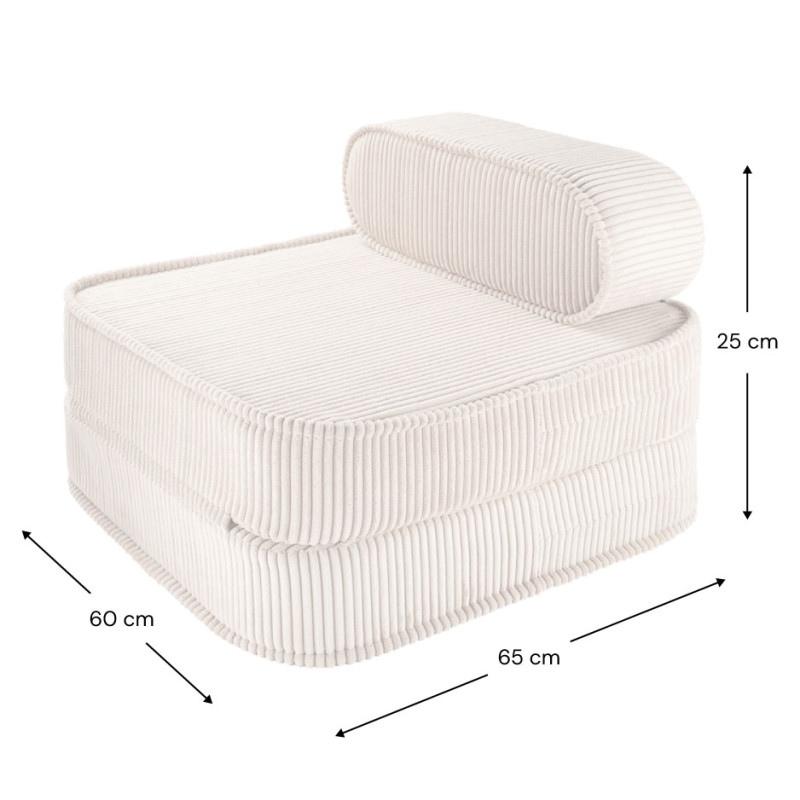 Rozkładany fotelik dziecięcy Wigiwama® – Marshmallow Flip