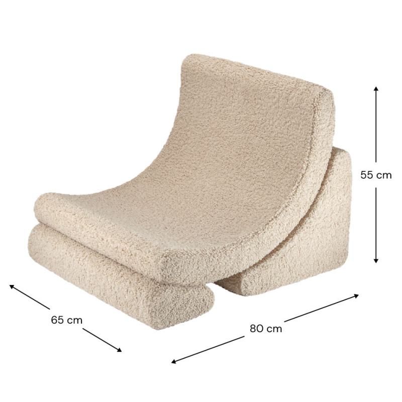 Rozkładany fotelik dziecięcy Wigiwama® – Biscuit Moon