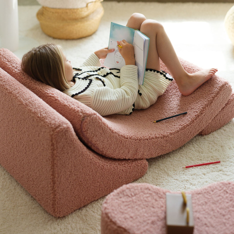 Rozkładany fotelik dziecięcy Wigiwama® – Guava Pink Moon