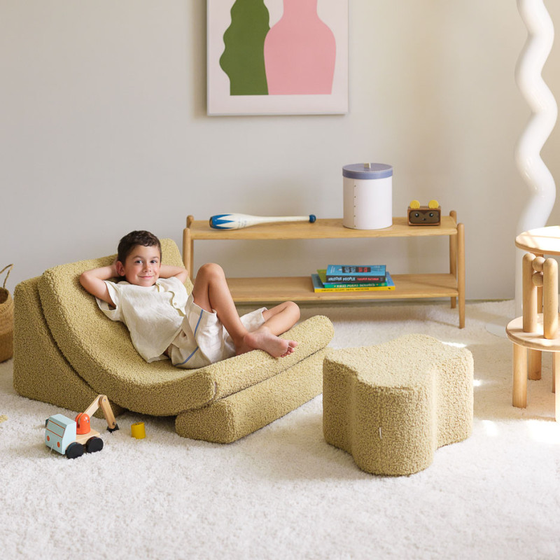 Rozkładany fotelik dziecięcy Wigiwama® – Matcha Moon
