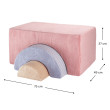Wigiwama® Pink Mousse Rainbow Playset
