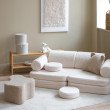 Zestaw wypoczynkowy Wigiwama® Cream White Settee