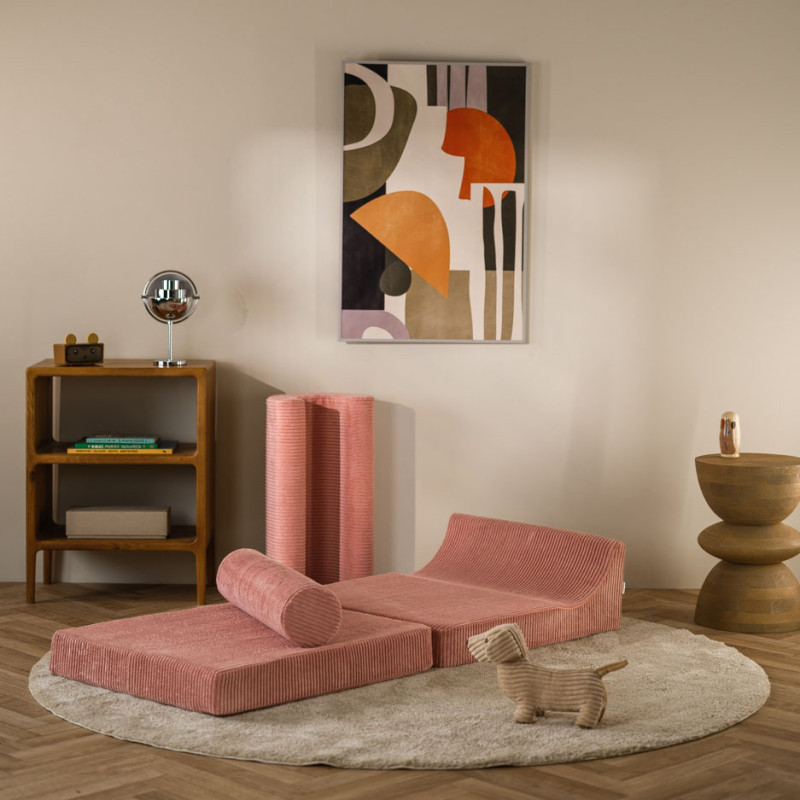 Rozkładany fotelik dziecięcy Wigiwama® – Pink Mousse Flipster