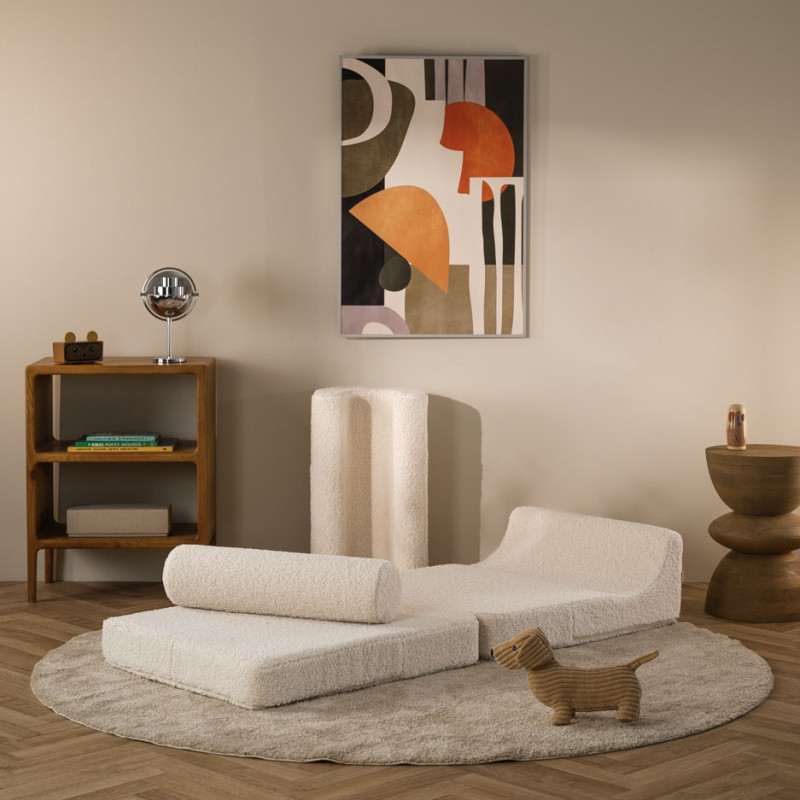 Rozkładany fotelik dziecięcy Wigiwama® – Cream White Flipster