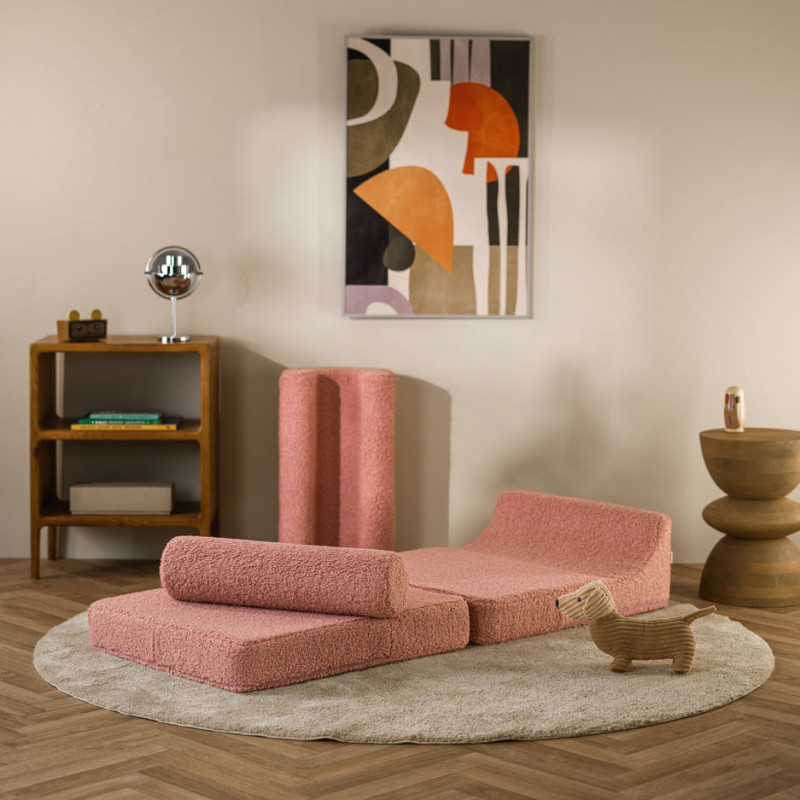 Rozkładana dziecięca sofa Wigiwama® – Guava Pink Flipster