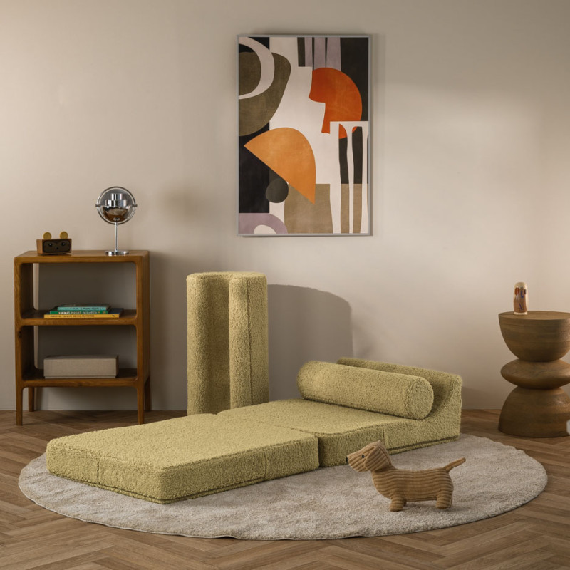 Rozkładany fotel dziecięcy Wigiwama® – Matcha Flipster