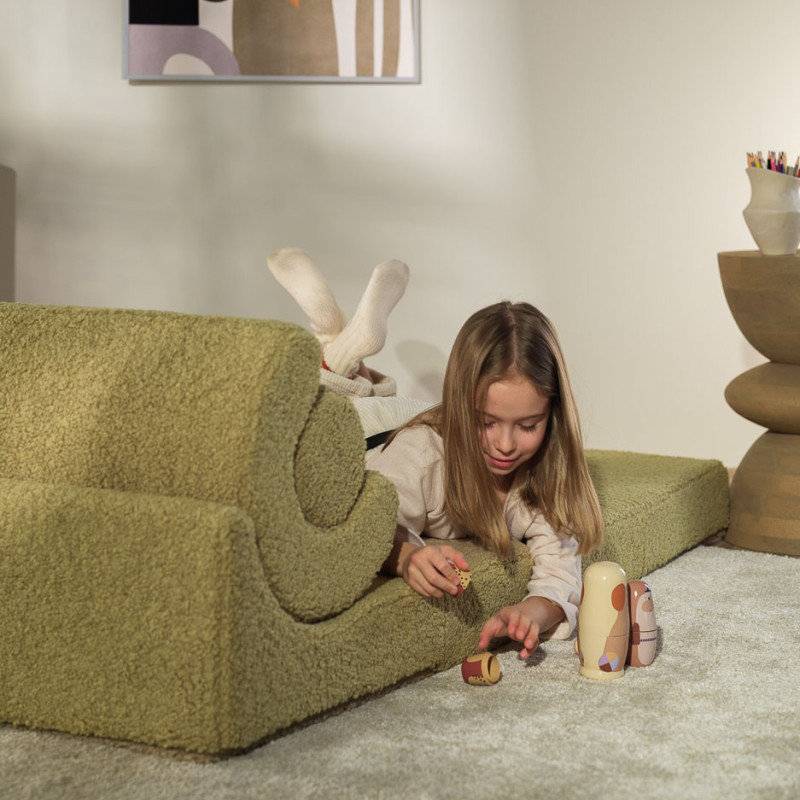 Rozkładany fotel dziecięcy Wigiwama® – Matcha Flipster