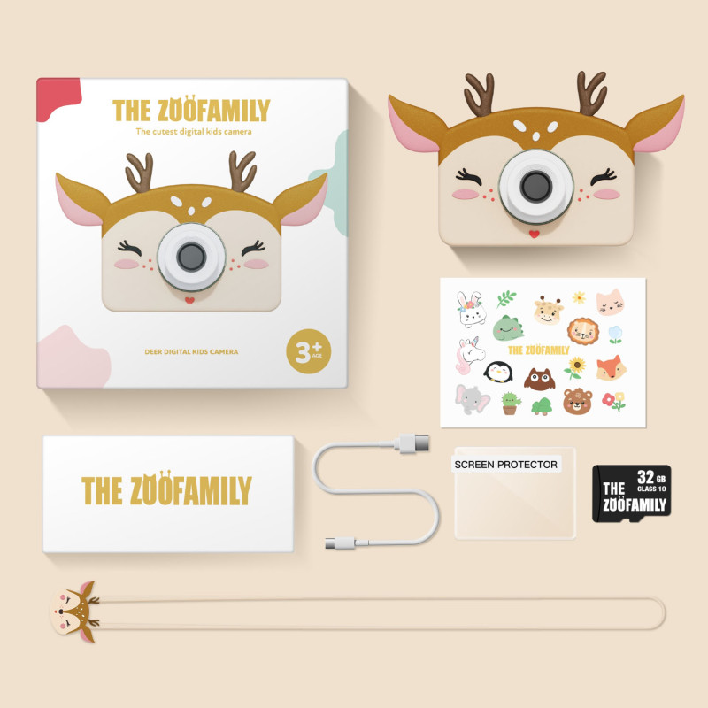 The Zoofamily dziecięcy aparat cyfrowy Sarenka