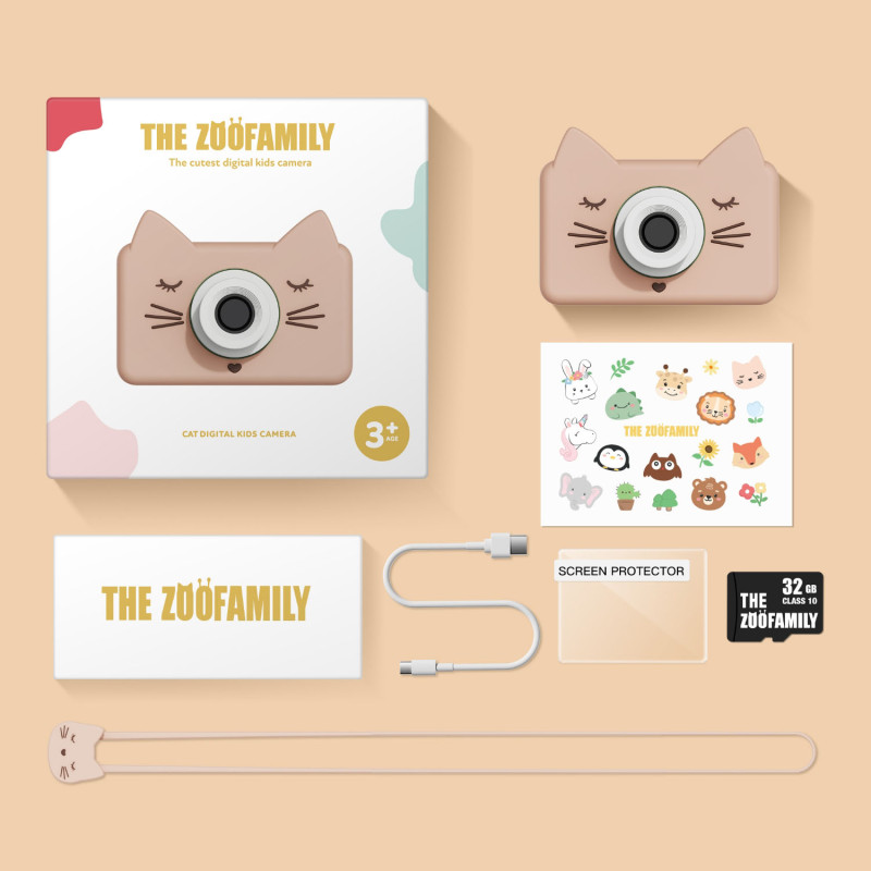 Aparat cyfrowy dla dzieci The Zoofamily kotek