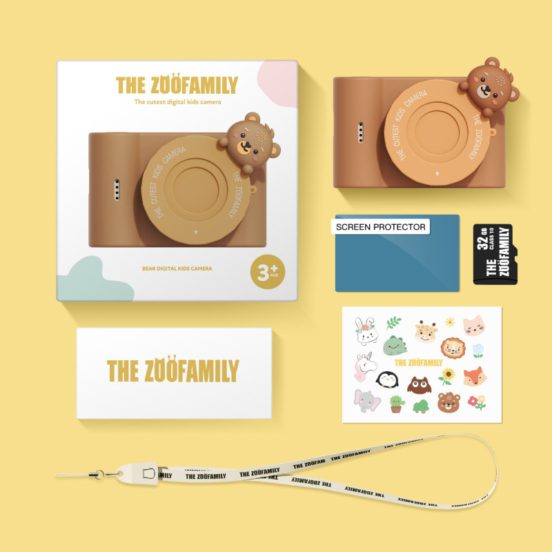 The Zoofamily aparat cyfrowy dla dzieci UrbanZoo Miś