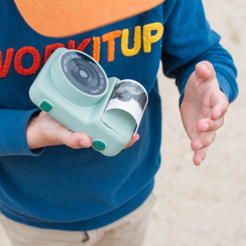 The Zoofamily Print dziecięcy aparat cyfrowy z drukarką dino