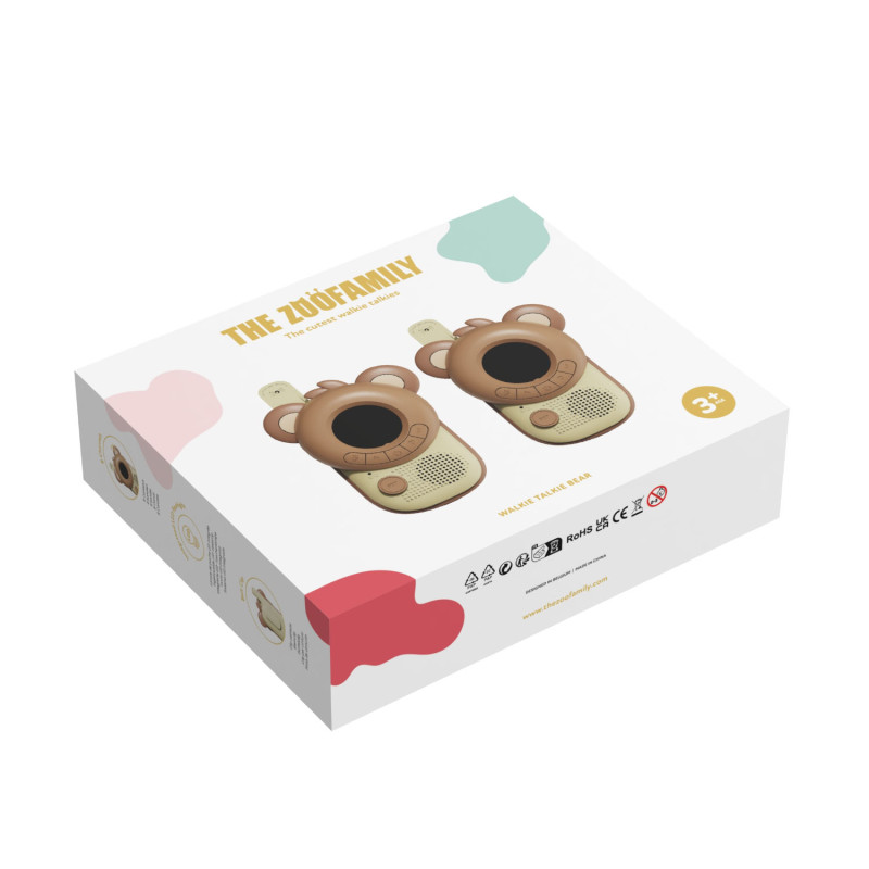 The Zoofamily  krótkofalówki dla dzieci miś - miś