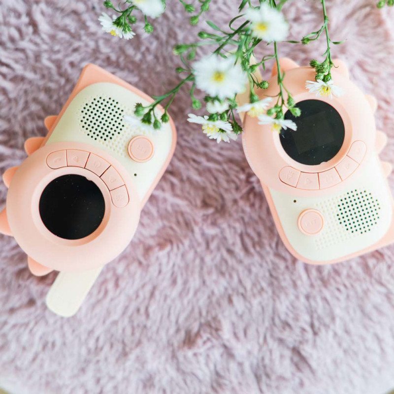 The Zoofamily  krótkofalówki dla dzieci dino pink - dino pink