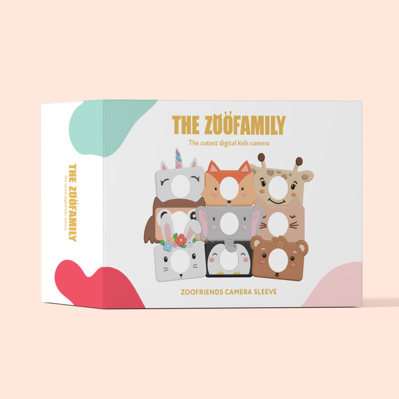 The Zoofamily silikonowe etui na aparat miś