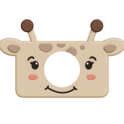 The Zoofamily silikonowe etui na aparat żyrafa