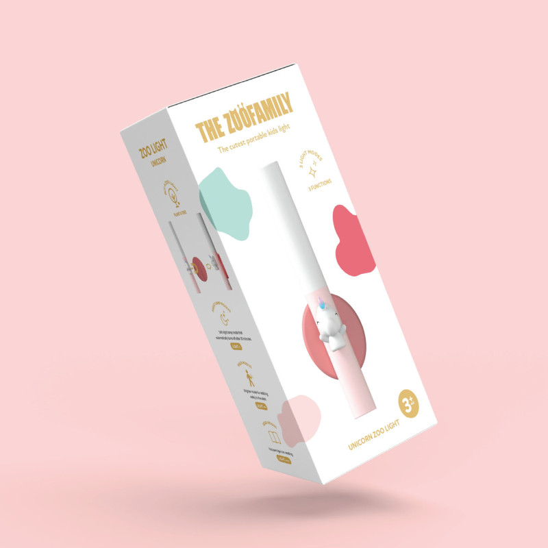 The Zoofamily latarka dla dzieci Jednorożec