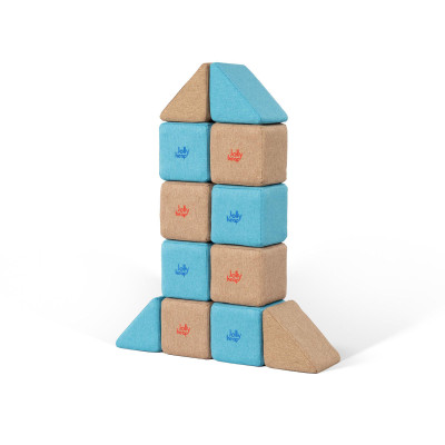 Magnetyczna konstrukcja JollyHeap Pixi zestaw 12 klocków