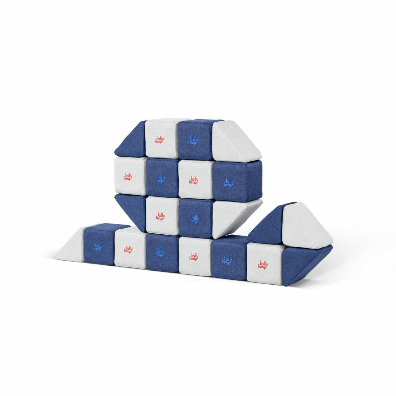 Magnetyczna układanka JollyHeap Mini zestaw 24 klocki