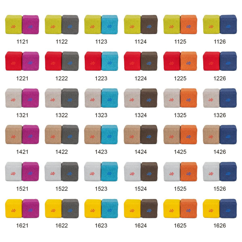 Magnetyczna układanka JollyHeap Basic zestaw 100 klocków