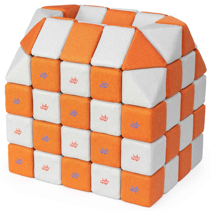 Magnetyczna układanka JollyHeap Creative zestaw 100 klocków