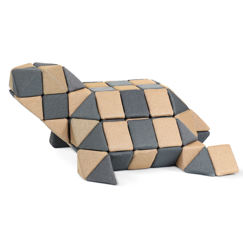 Magnetyczna układanka JollyHeap Creative zestaw 100 klocków