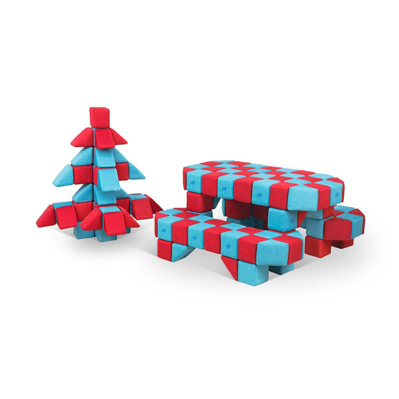 Magnetyczna układanka JollyHeap Joy zestaw 150 klocków