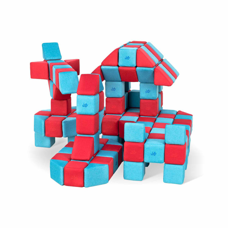 Magnetyczna układanka JollyHeap Joy zestaw 150 klocków