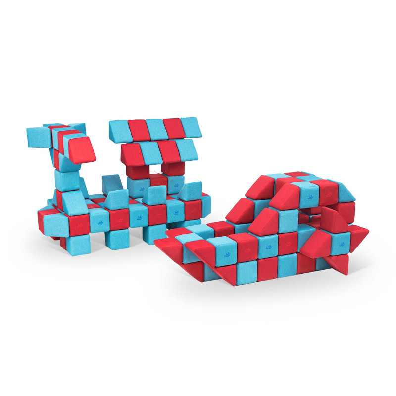 Magnetyczna układanka JollyHeap Joy zestaw 150 klocków