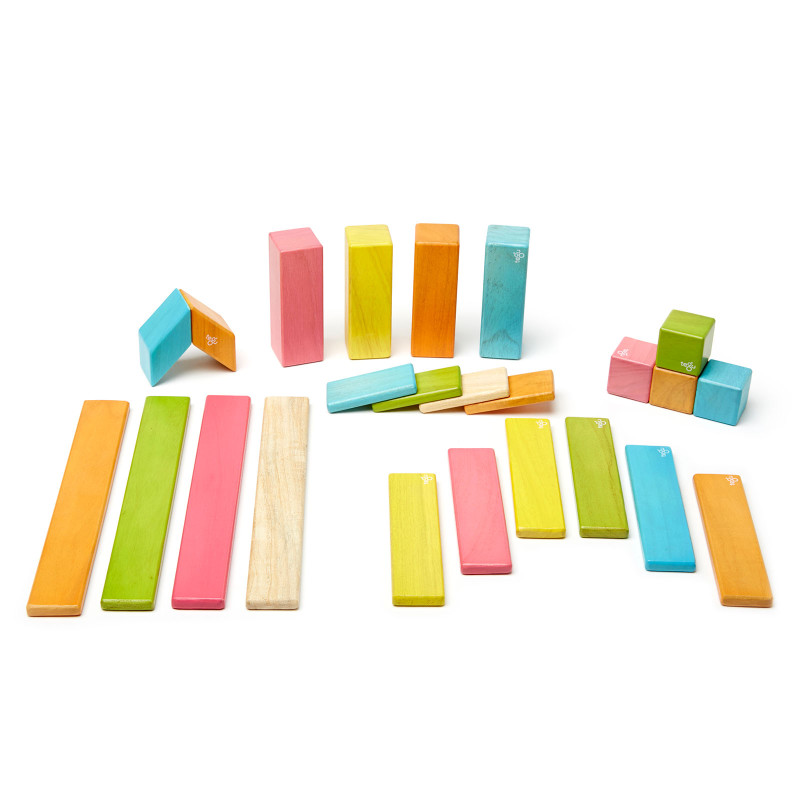 Magnetyczna układanka Tegu Tints – 24 elementy