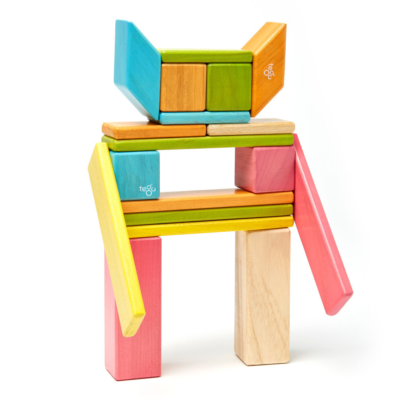 Magnetyczna układanka Tegu Tints – 24 elementy