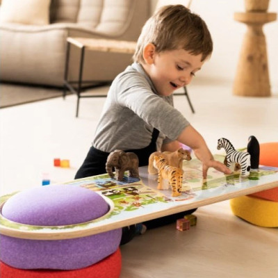 Belka balansująca BaaVi z nadrukiem Farma