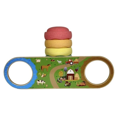 Belka balansująca BaaVi z nadrukiem Farma