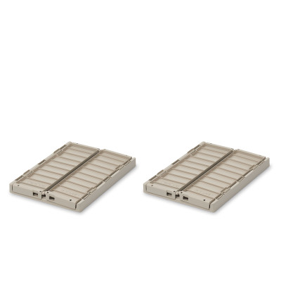 LIEWOOD pojemniki do przechowywania Weston S Sandy 2 sztuki