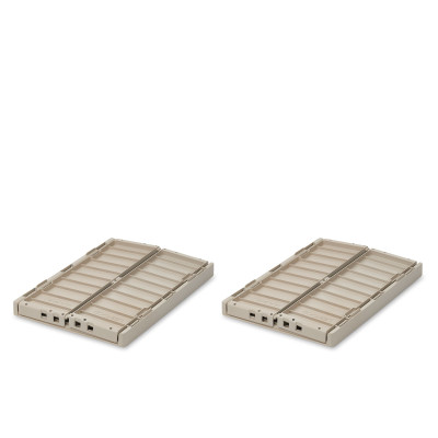 LIEWOOD pojemniki do przechowywania M Weston Sandy 2 sztuki