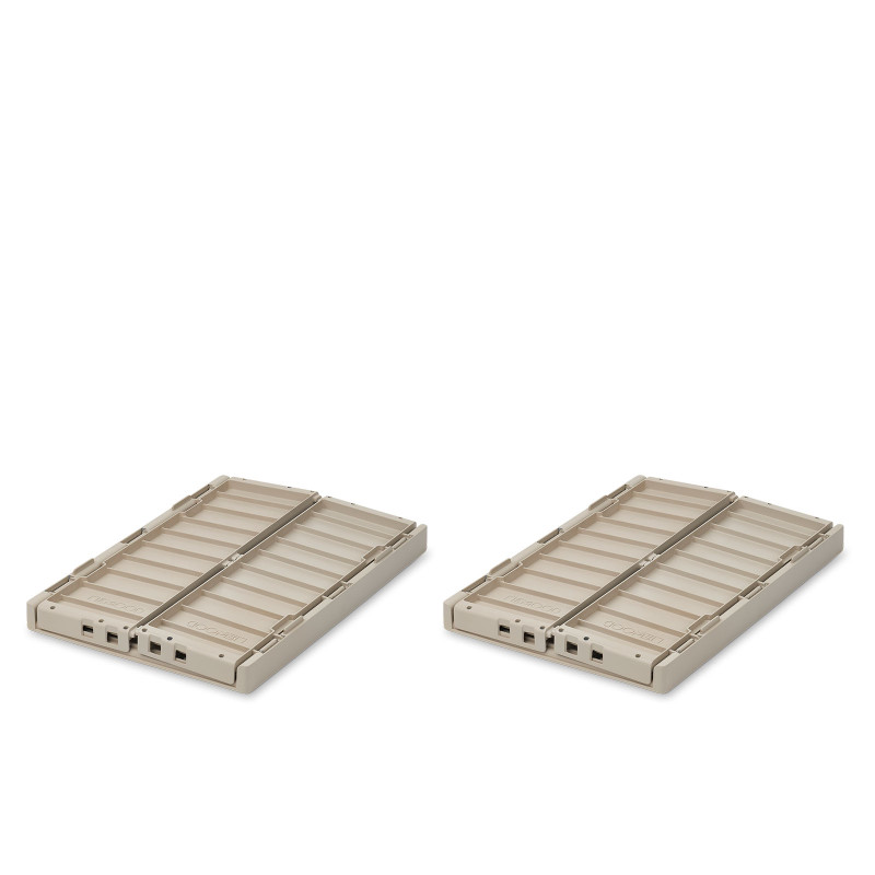 LIEWOOD pojemniki do przechowywania M Weston Sandy 2 sztuki