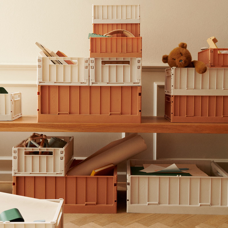 LIEWOOD pojemniki do przechowywania M Weston Sandy 2 sztuki