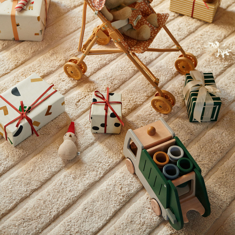 LIEWOOD drewniana śmieciarka Irina Garden Green