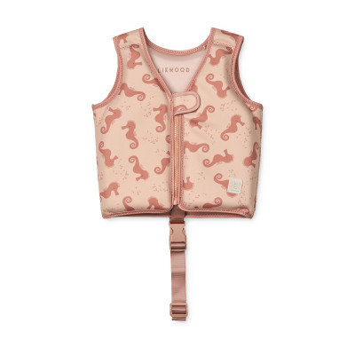 LIEWOOD kamizelka do pływania Dove Seahorse Apple Blossom