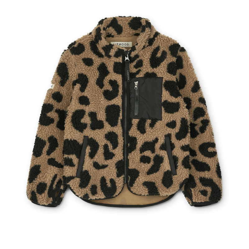 LIEWOOD Kurtka polarowa dla dzieci Nolan Mega leo / Oat mix