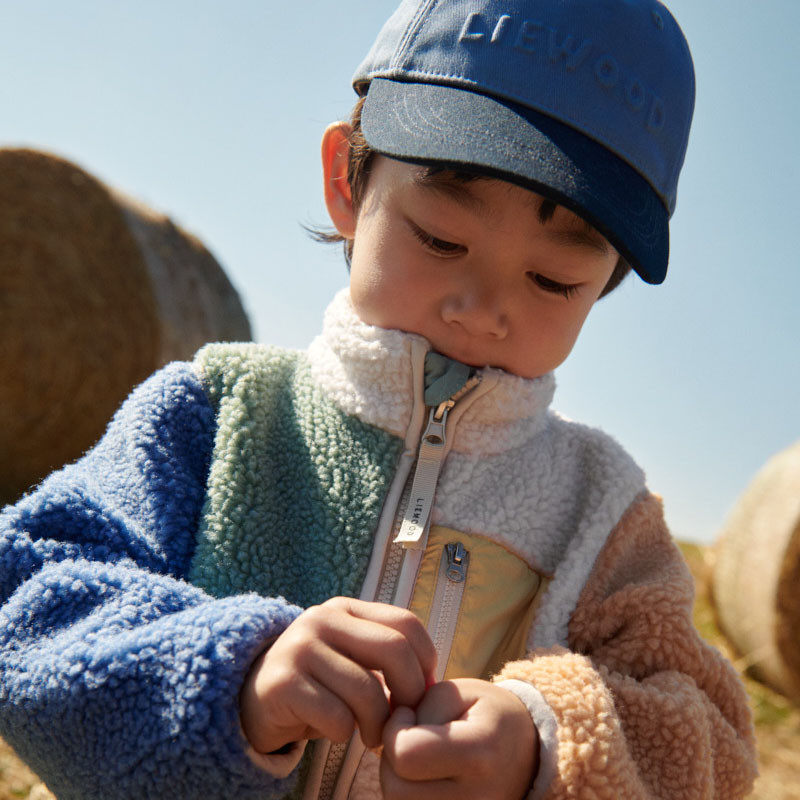 LIEWOOD Kurtka polarowa dla dzieci Nolan Peppermint multi mix